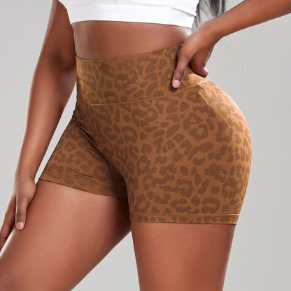Printed Scrunch Booty Shorts